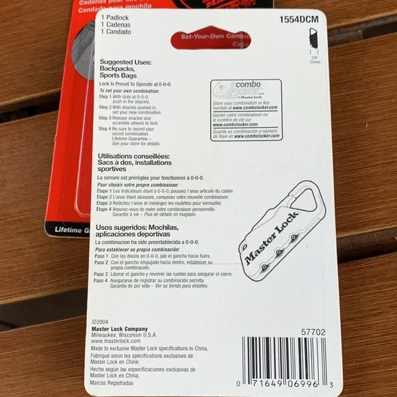 Backpack Locks - Picture 2 of 2